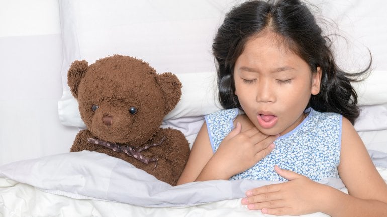 Atemnot: Symptom bei schwerer Laryngitis Atemnot: Symptom bei schwerer Laryngitis